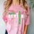 Golf Senior Night Golf Senior 2025 Graduation 33 Comfort Color Blast T-Shirt Clay