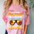 Goodbye 3rd Grade Graduation To 4th Grade First Summer Beach Comfort Color Blast T-Shirt Clay