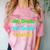 Goodbye 4th Grade On My Way To 5th Grade 2022 Graduation Comfort Color Blast T-Shirt Clay