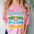 Goodbye 5th Grade Graduation To 6th Grade Hello Summer Kids Comfort Color Blast T-Shirt Clay