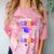 Goodbye 5th Grade Graduation Class Of 2023 Hello 6th Grade Comfort Color Blast T-Shirt Clay