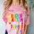 Goodbye Kinder Garten Hello 1st Grade Graduation 2024 Comfort Color Blast T-Shirt Clay