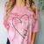 Graduate Heart Shirt Graduation Comfort Color Blast T-Shirt Clay