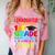 I Graduated From 1st Grade Graduation Matching Student Comfort Color Blast T-Shirt Clay