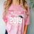 Graduated Top Of The Class 2019 Home School Graduation Shirt Comfort Color Blast T-Shirt Clay