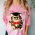 Graduation Cat Class Of 2023 Comfort Color Blast T-Shirt Clay