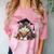Graduation Cat Graduation Present For Graduate Grad Comfort Color Blast T-Shirt Clay