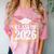 Graduation Class Of 2026 Senior 2026 Comfort Color Blast T-Shirt Clay