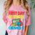 Graduation First Day Of School Crushed It Comfort Color Blast T-Shirt Clay