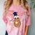 Graduation Flossing Peanut OIT Comfort Color Blast T-Shirt Clay