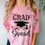 Graduation Grad Squad Comfort Color Blast T-Shirt Clay