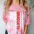 Graduation High School College Flag Graduate T Shirt 2018 Comfort Color Blast T-Shirt Clay