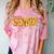 Graduation Party SEN18R Senior 2018 High School T-Shirt Comfort Color Blast T-Shirt Clay