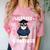 Graduation Penguin Licensed Smartass Graduate Comfort Color Blast T-Shirt Clay