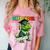 Graduation Preschool Dinosaur T Rex Crushed It Boys Grad Comfort Color Blast T-Shirt Clay