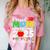Graduation Proud Mom Of 2025 Kindergarten Graduate Comfort Color Blast T-Shirt Clay