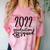 Graduation Squad Class Of 2022 Comfort Color Blast T-Shirt Clay