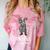 Graduation T-Shirt Dabbing Graduation We Out Class Of 2018 Comfort Color Blast T-Shirt Clay