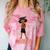 Graduation Woman Tshirt Black Melanin Masters Degree Comfort Color Blast T-Shirt Clay