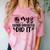 My Granddaughter Did It Graduation Graduated Proud Children Comfort Color Blast T-Shirt Clay
