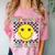 Groovy Next Stop 2nd Grade 1st Grade Graduation 2025 Comfort Color Blast T-Shirt Clay