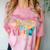 Happy Last Day Of School Student Teacher Graduation Comfort Color Blast T-Shirt Clay