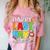 Happy Last Day Of School Teacher Student Graduation Comfort Color Blast T-Shirt Clay