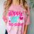 Happy Last Day Of Third 3rd Grade Teacher Student Graduation Comfort Color Blast T-Shirt Clay