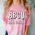 HBCU And Chill Support Alumni Graduation Education Comfort Color Blast T-Shirt Clay
