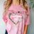 Heart Coast Guard Wife Coast Guard Graduation Wife USCG Wife Comfort Color Blast T-Shirt Clay