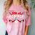 Hockey Senior Pop Pop Graduation Class Of 2026 Kids Comfort Color Blast T-Shirt Clay