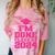 I'm Done Class Of 2024 Pink Girls Women Graduation Comfort Color Blast T-Shirt Clay