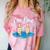 I'm Fine Drowning Thumbs Up Introvert Meme Humor Comfort Color Blast T-Shirt Clay