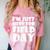 I'm Just Here For Field Day For Graduation 2018 T-Shirt Comfort Color Blast T-Shirt Clay
