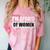 Introvert Anti-Social Shy Teen Joke Sarcastic Comfort Color Blast T-Shirt Clay