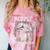 Introvert Bigfoot People Not A Big Fan Dad Joke Comfort Color Blast T-Shirt Clay
