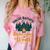 Introvert Camping Social Battery Recharging In The Woods Comfort Color Blast T-Shirt Clay
