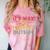 Introvert Its Way Too Peopley Comfort Color Blast T-Shirt Clay