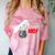 Introvert People Spray Comfort Color Blast T-Shirt Clay