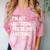 Introvert Quote Snarky Comfort Color Blast T-Shirt Clay