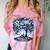 Introvert Reader Bibliofile Bookworm Loves Books Comfort Color Blast T-Shirt Clay