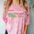 Introvert Tired Battery Comfort Color Blast T-Shirt Clay