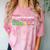 Introvert Tired Battery Comfort Color Blast T-Shirt Clay