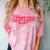 Introvert Valentines Day I Want You I Just Can't Flirt Comfort Color Blast T-Shirt Clay