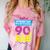 Introvert But Willing To Discuss 90s R&B 1990s Kid Comfort Color Blast T-Shirt Clay