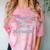 Introvert But Willing To Discuss Macramé Comfort Color Blast T-Shirt Clay