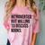 Introverted Bookworm Books Introvert Comfort Color Blast T-Shirt Clay