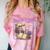 Introverted Romance Unapologetically Anti-Social Book Club Comfort Color Blast T-Shirt Clay