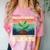 Introverted But Willing To Discuss Plants Comfort Color Blast T-Shirt Clay