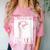 Introverts Unite Separately In Your Own Homes Introvert Comfort Color Blast T-Shirt Clay